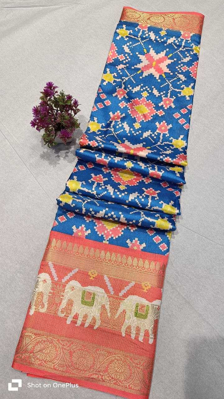 YNF PATOLA SILK RRI LATEST SAREES WHOLESALE IKAT SOFT SIILK PATOLA SAREES MANUFACTURER